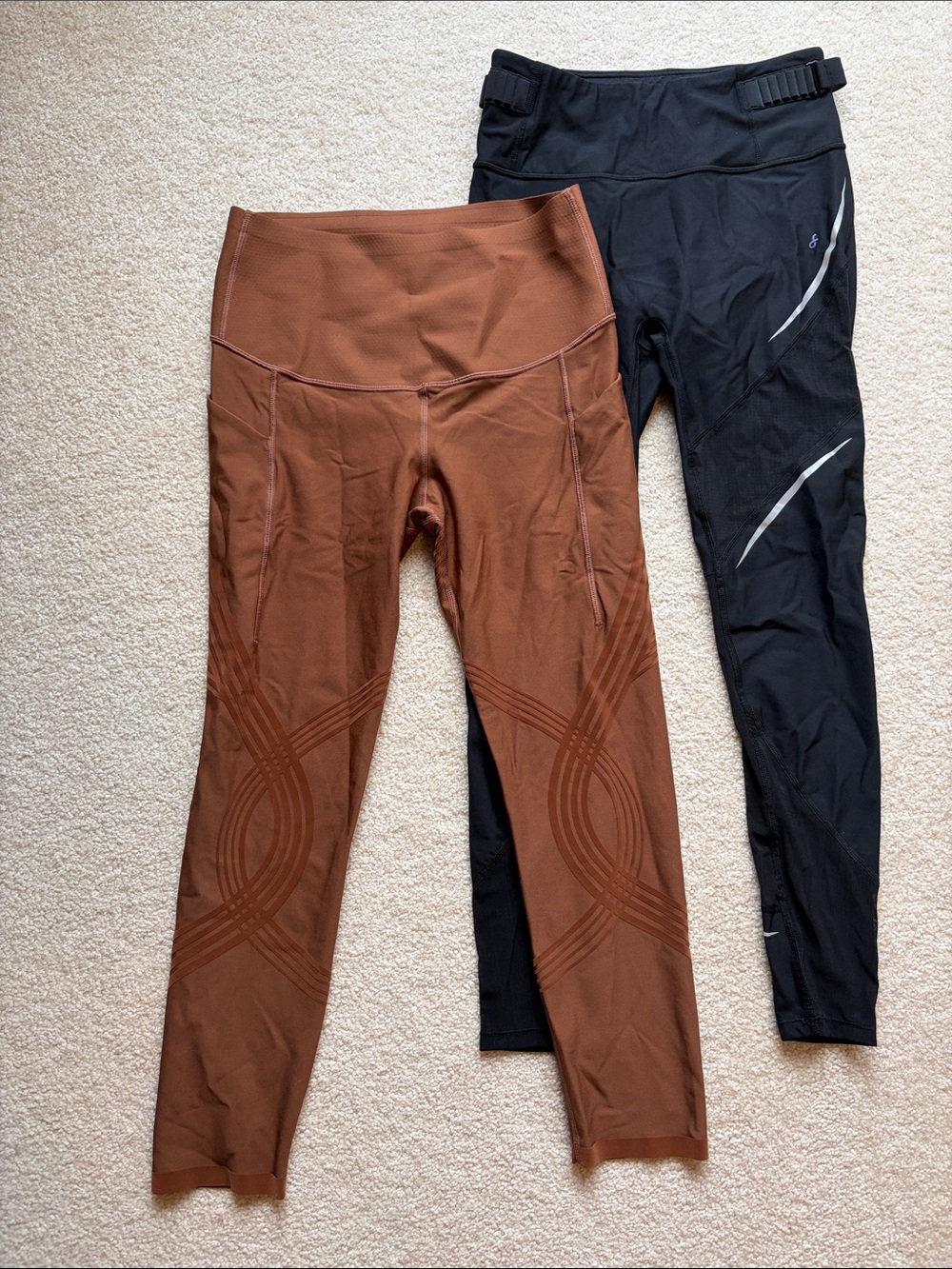 Lot of 2 Fanka size L Body Sculpt leggings